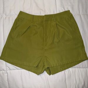 Olive Green Women's Shorts